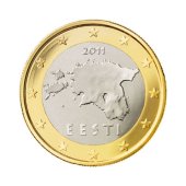 1 Euromünze aus Estland