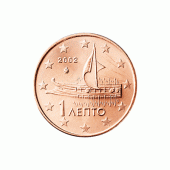1 cent Münze aus Griechenland