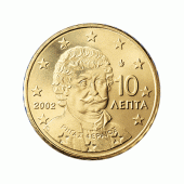 10 cent Münze aus Griechenland