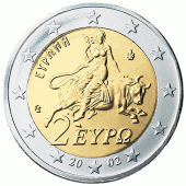2 Euromünze aus Griechenland