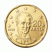 20 cent Münze aus Griechenland