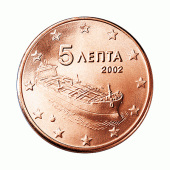 5 cent Münze aus Griechenland
