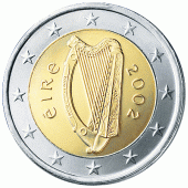 2 Euromünze aus Irland