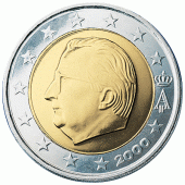 2 Euro Münze von Belgien