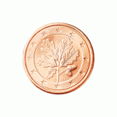 1 cent Münze aus Deutschland