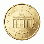 20 cent Münze aus Deutschland
