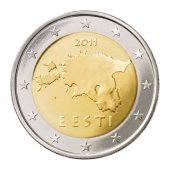 2 Euromünze aus Estland
