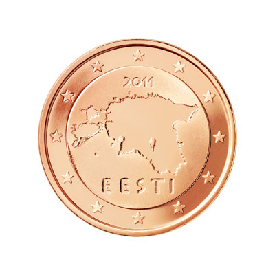 5 cent Münze aus Estland