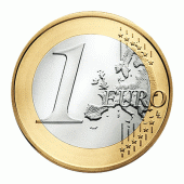1 Euro Münze neue Wertseite