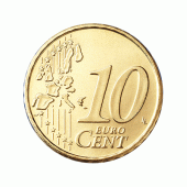 10 cent Münze alte Wertseite