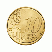 10 cent Münze neue Wertseite