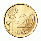 20 cent Münze alte Wertseite
