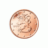 1 cent Münze aus Finnland