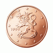 5 cent Münze aus Finnland