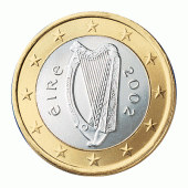 1 Euromünze aus Irland