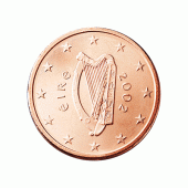 2 cent Münze aus Irland