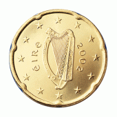 20 cent Münze aus Irland