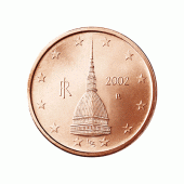 2 cent Münze aus Italien