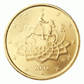 50 cent Münze aus Italien