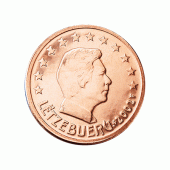 2 cent Münze aus Luxemburg