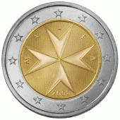 2 Euromünze aus Malta