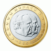 1 Euromünze aus Monaco