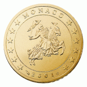 50 cent Münze aus Monaco