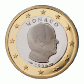 1 Euromünze aus Monaco