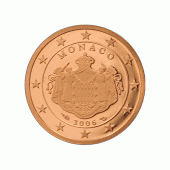 2 cent Münze aus Monaco