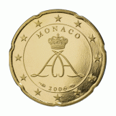 20 cent Münze aus Monaco