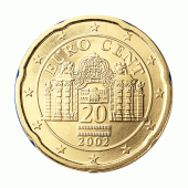 20 cent Münze aus Österreich