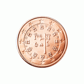 1 cent Münze aus Portugal