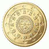 50 cent Münze aus Portugal