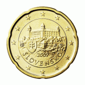 20 cent Münze aus der Slowakei