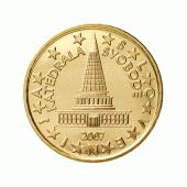 10 cent Münze aus Slowenien