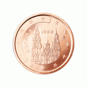 2 cent Münze aus Spanien