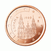 5 cent Münze aus Spanien