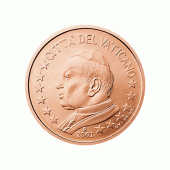 2 cent Münze aus dem Vatikan;