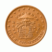 5 cent Münze aus dem Vatikan