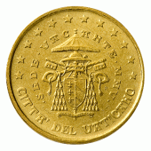 50 cent Münze aus dem Vatikan