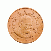 2 cent Münze aus dem Vatikan