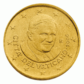 50 cent Münze aus dem Vatikan