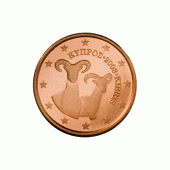 1 cent Münze aus Zypern