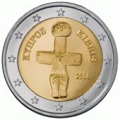 2 Euro Münze aus Zypern