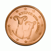 5 cent Münze aus Zypern