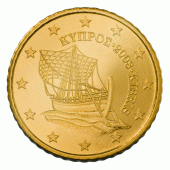 50 cent Münze aus Zypern